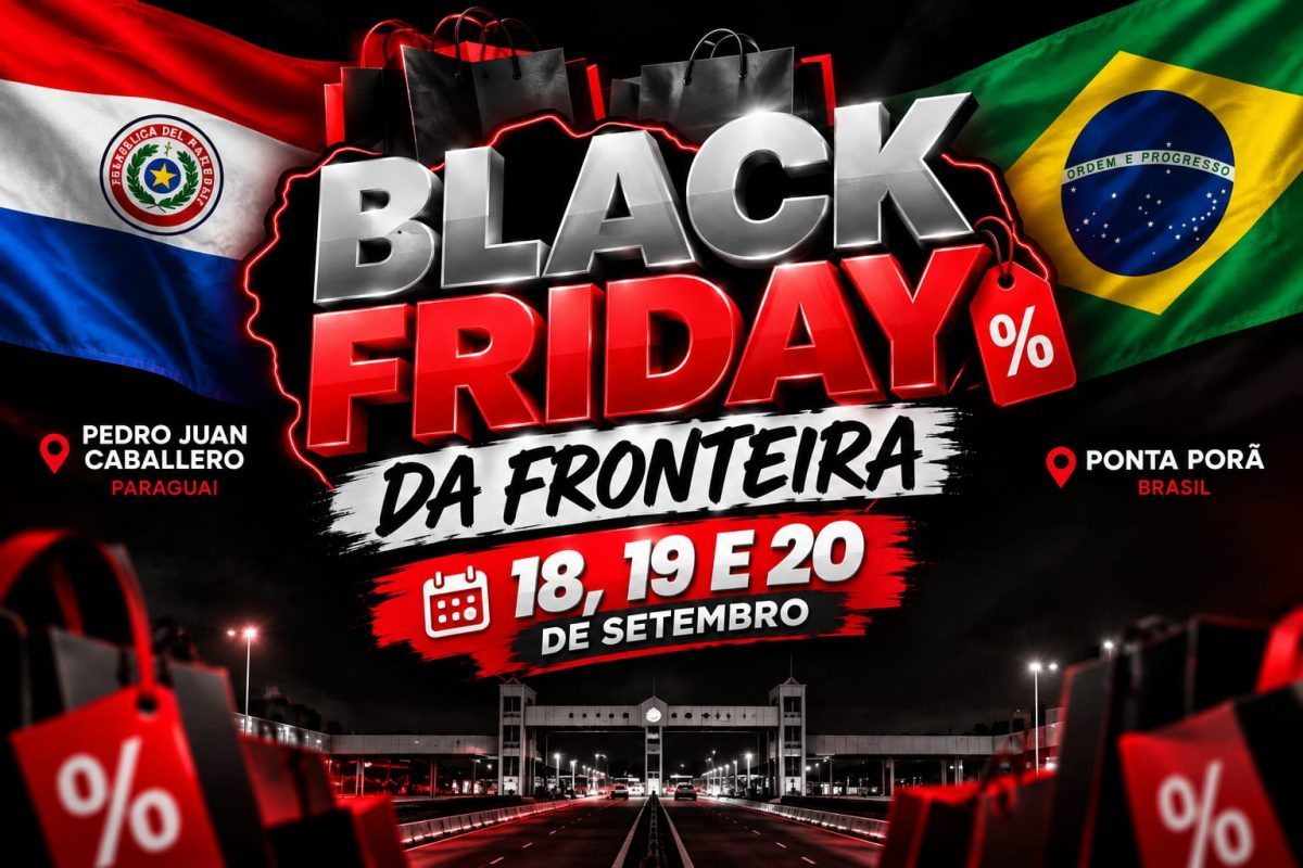 Black Friday Fronteira começa e aumenta movimento entre Pedro Juan Caballero e Ponta Porã