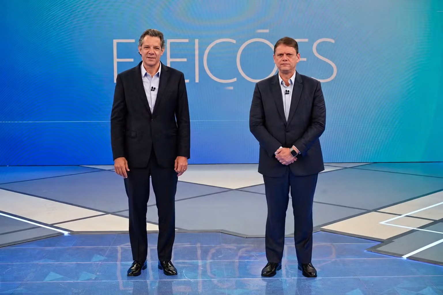 Tarcísio e Haddad nacionalizam debate em São Paulo com ataques sobre segurança, saúde e governos federais