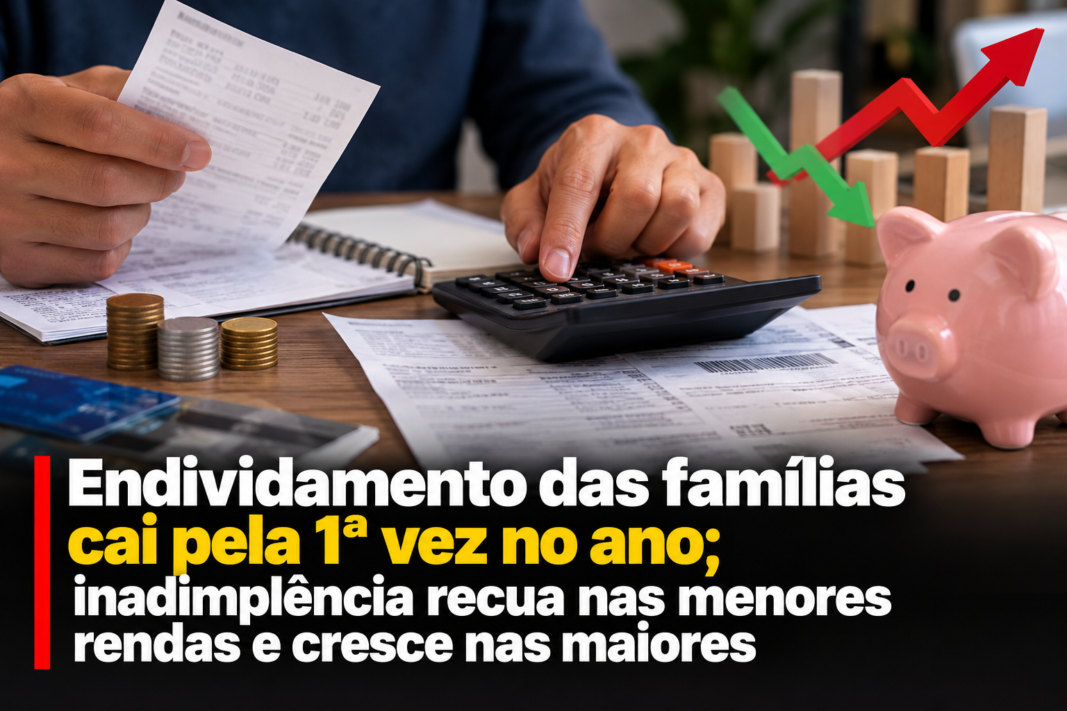 Endividamento e inadimplência das famílias recuam em setembro, aponta CNC