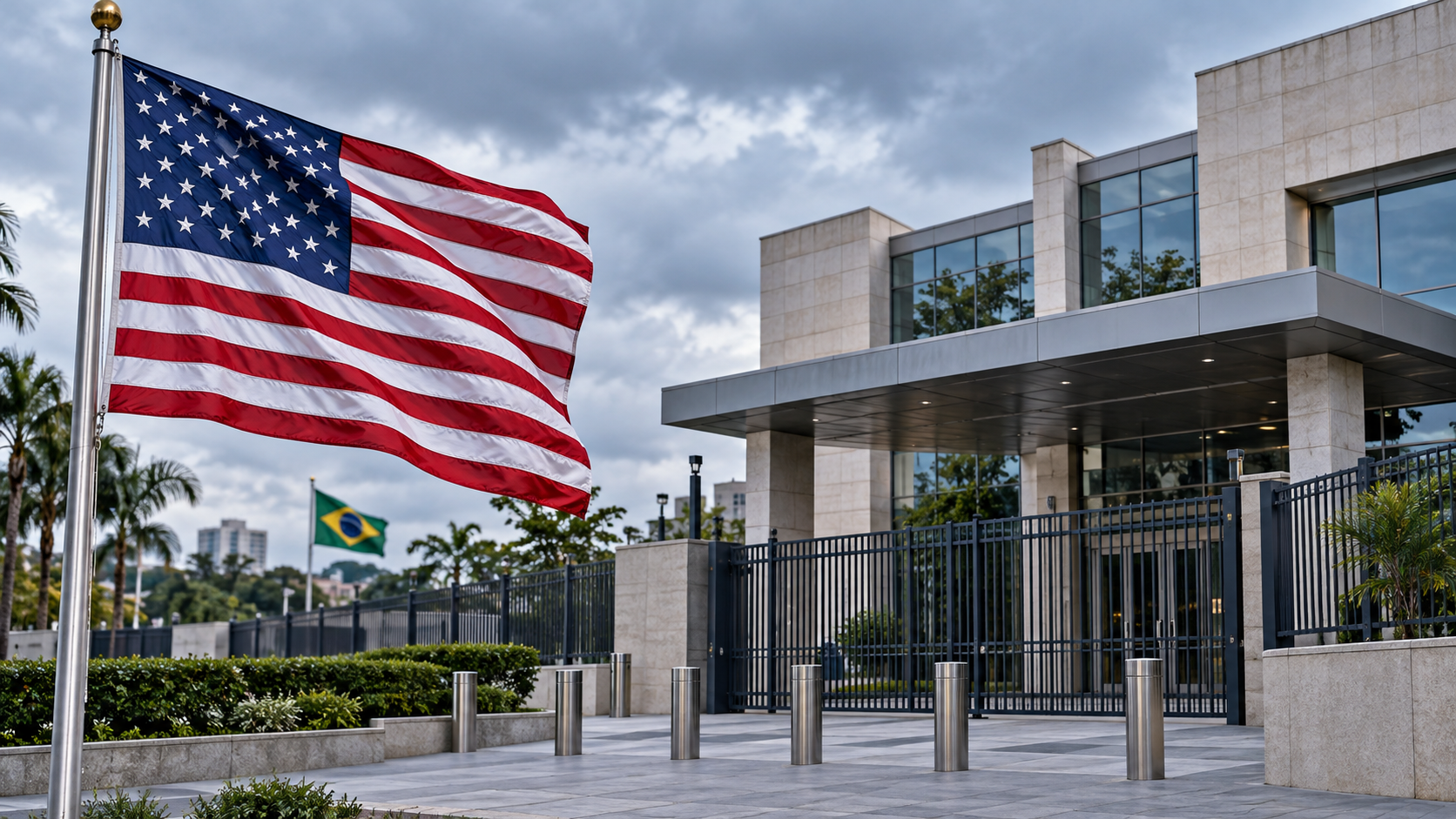 EUA suspendem atendimento presencial em embaixada e consulados no Brasil por segurança